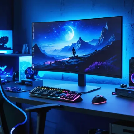 OLED Monitors: Vibrant Gaming Displays: OLED monitors deliver stunning visuals with deep blacks and vivid colors for gaming.