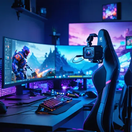 Gaming Webcams: Stream with Style: Gaming webcams deliver high-quality visuals for streamers and content creators.