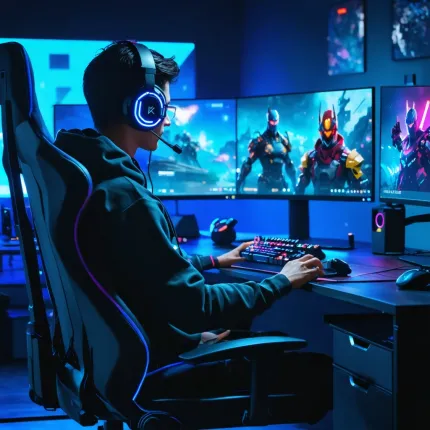 Headphones for PC: Gaming Audio: PC headphones provide rich soundscapes for immersive gaming sessions.