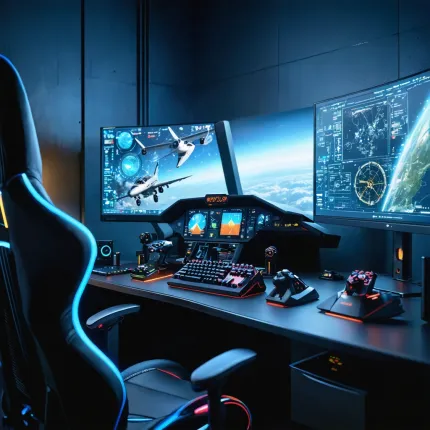 PC Joysticks: Precision Control: PC joysticks enhance gameplay for flight sims and arcade-style titles.
