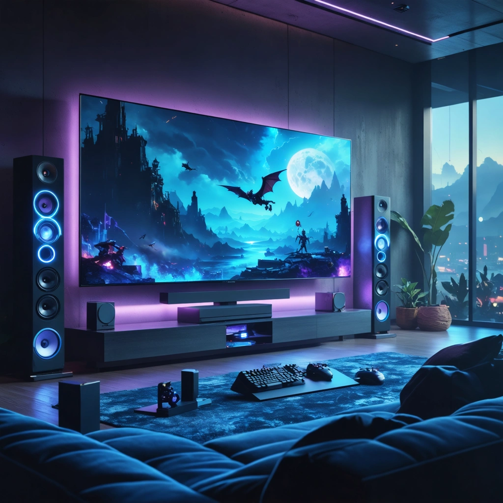 Creative Soundbars: Gaming Audio: Creative soundbars enhance gaming with rich, immersive soundscapes.