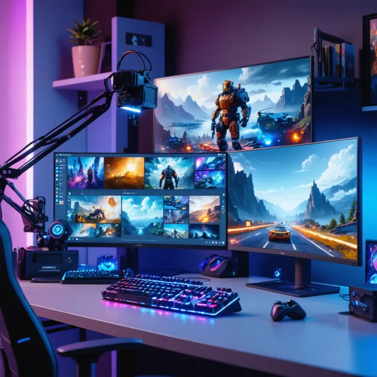 Gaming Cameras: Streaming Essentials: Gaming cameras capture every moment for professional streams and content creation.
