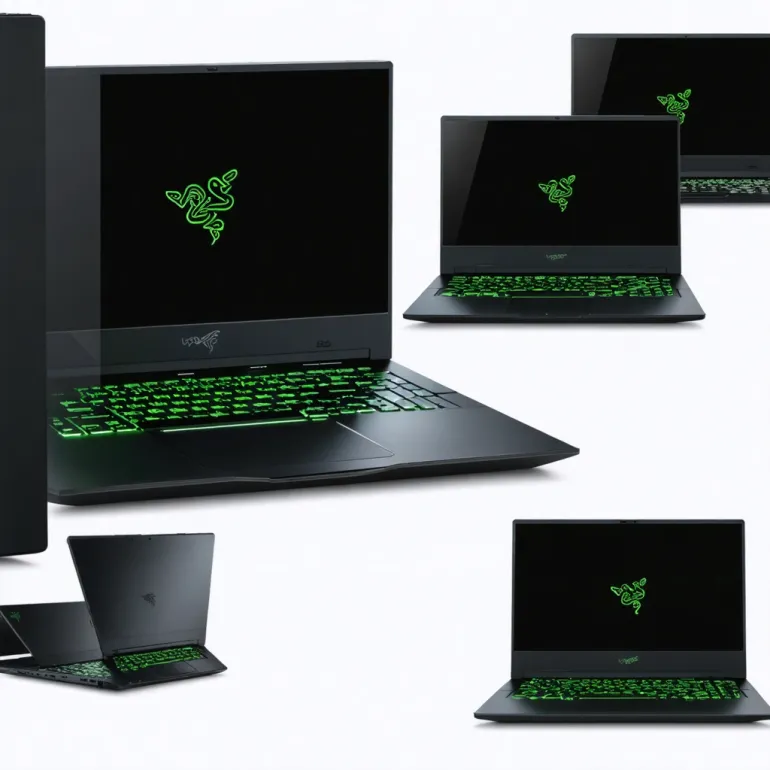 Razer Blade Laptops: Premium Performance: Razer Blade laptops deliver sleek designs and powerful specs for elite gaming.