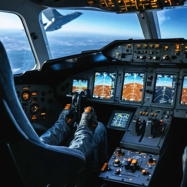 Flight Simulator Controllers: Sky Precision: Flight simulator controllers offer realistic controls for virtual aviation enthusiasts.