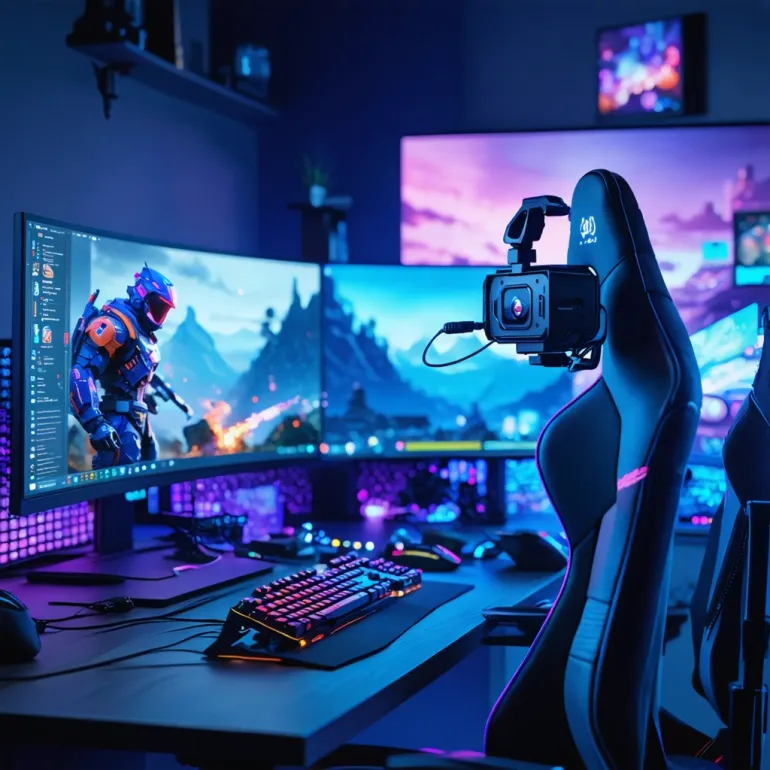 Gaming Webcams: Stream with Style: Gaming webcams deliver high-quality visuals for streamers and content creators.