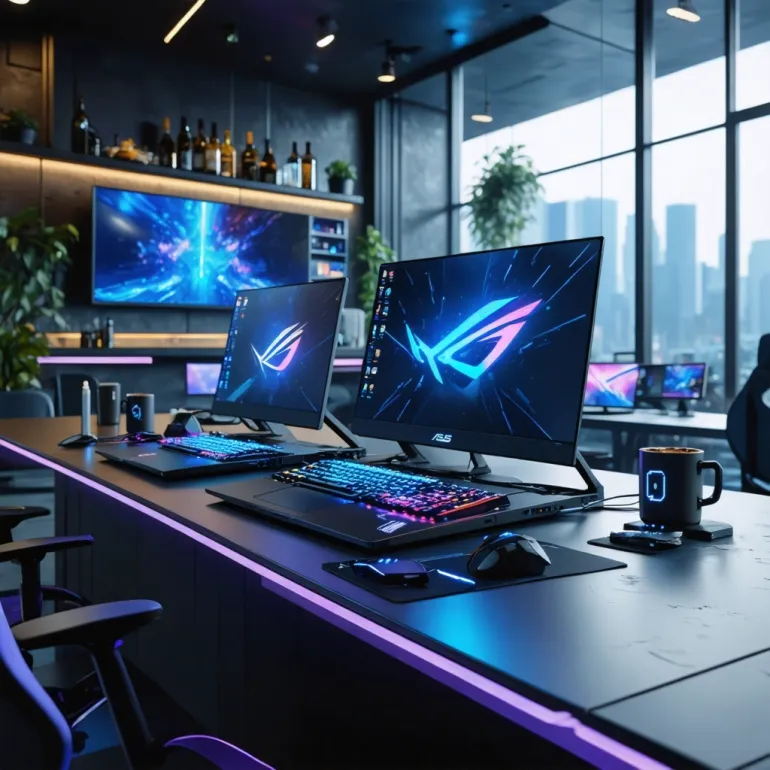 ASUS ROG Flow: Versatile Gaming: ASUS ROG Flow laptops combine portability with high-end gaming performance.